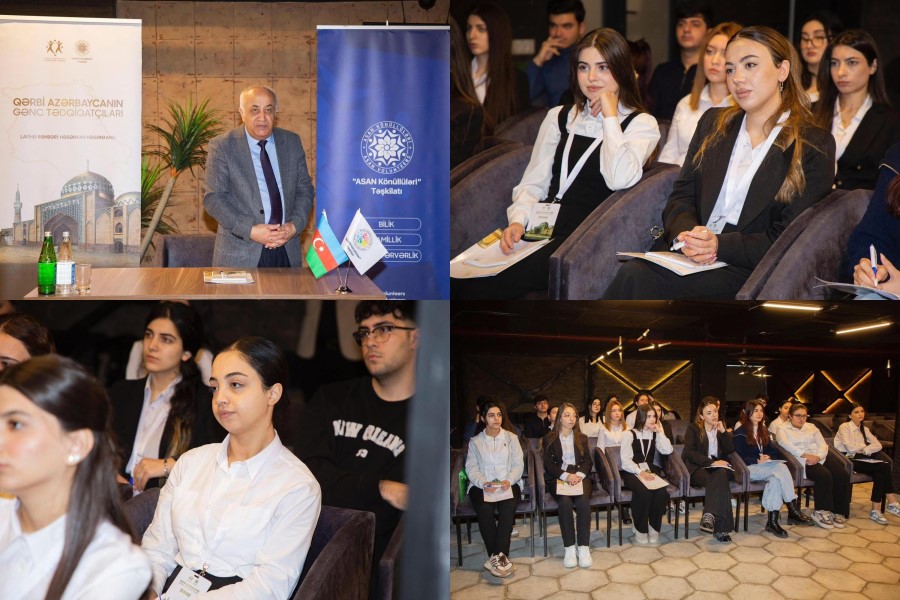 “Qərbi Azərbaycanın Gənc Tədqiqatçıları” layihəsinin növbəti təlimi həyata keçirilib - FOTOLAR