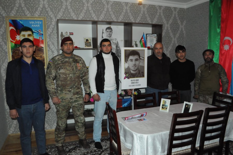 QHT şəhid ailələrini ziyarət edib