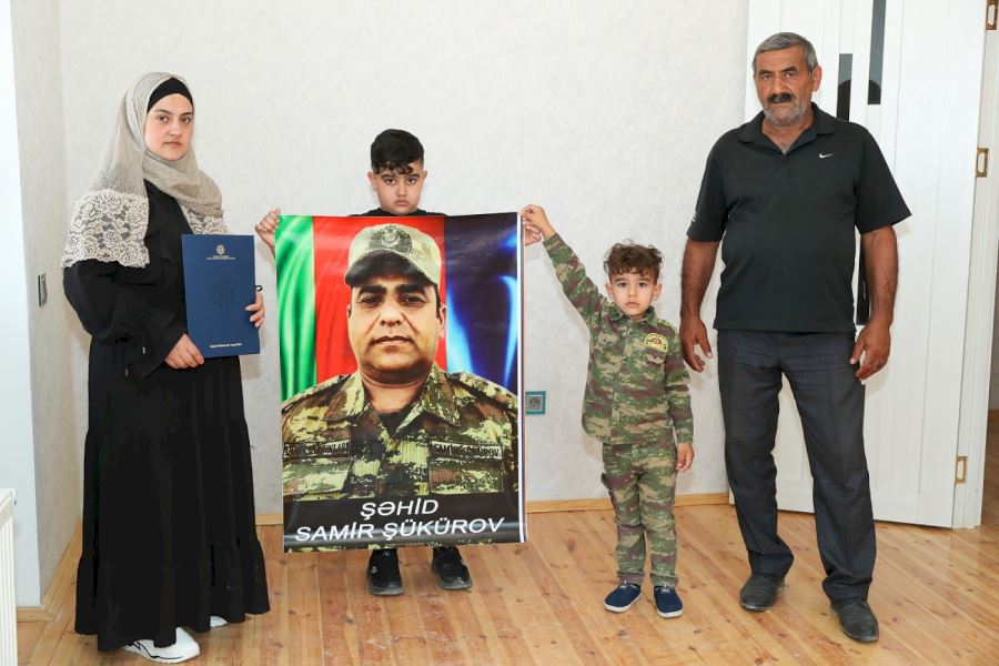 Şəhid ailələri və Qarabağ müharibəsi əlillərinə mənzillər təqdim olundu