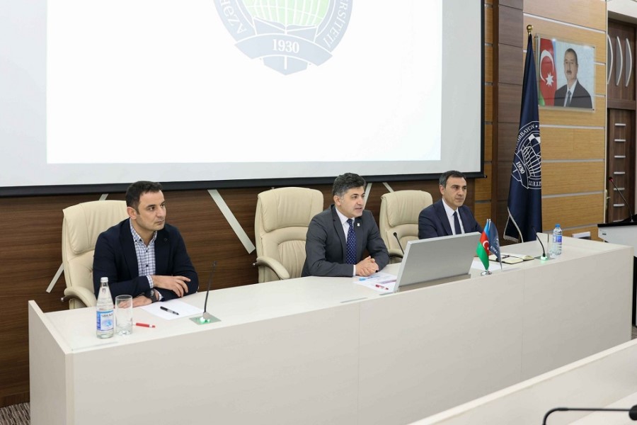 “Təhsil siyasəti və idarəetməsi” üzrə ikili diplom magistratura proqramının tələbələri ilə görüş - FOTO