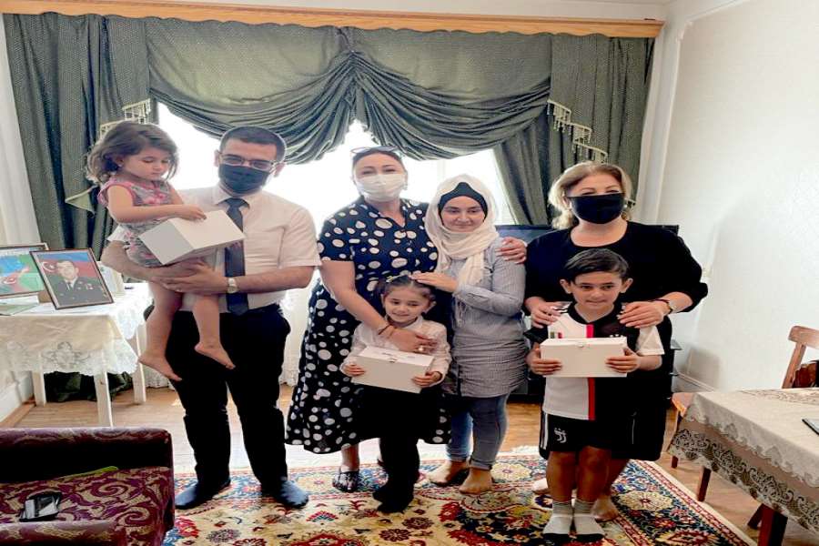 "Zəfər Övladları" layihəsi çərçivəsində şəhid ailələri ziyarət edilib
