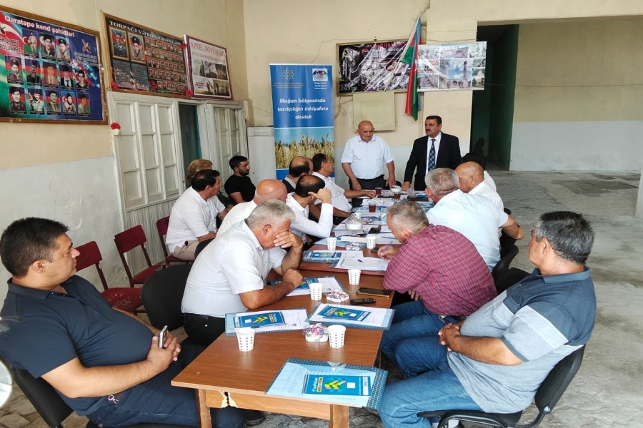QHT layihə çərçivəsində Qaratəpə kəndində seminar keçirib - FOTOLAR