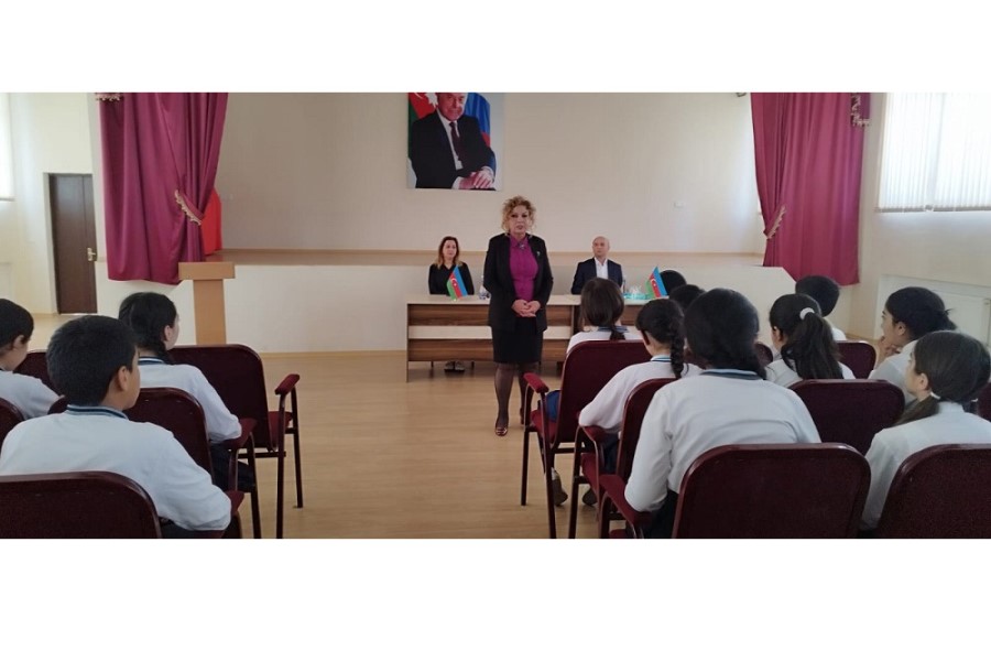 QHT sədri insan alveri və məişət zorakılığına qarşı maarifləndirici tədbirlərdən danışdı- FOTOLAR
