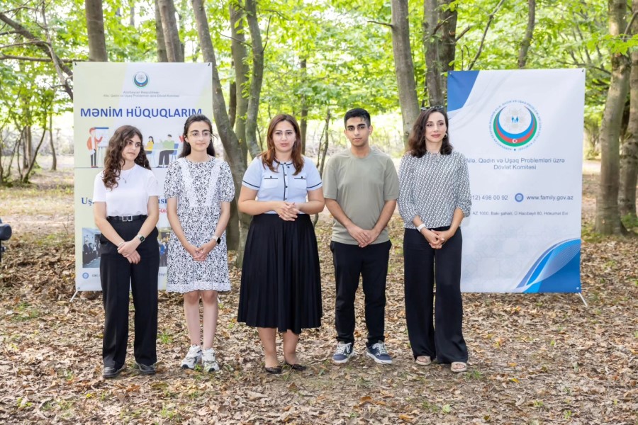 Uşaqlar üçün “Mənim hüquqlarım” təşviqat avtobusu layihəsi həyata keçirilib - FOTOLAR