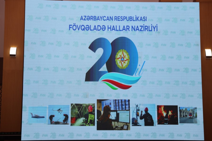 Fövqəladə Hallar Nazirliyinin yaranmasının 20 illiyi qeyd olunub - FOTOLAR / VİDEO