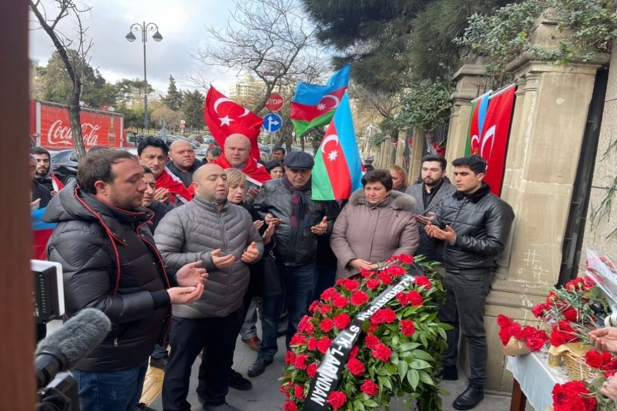 Bir qrup QHT sədri Türkiyədəki zəlzələ ilə bağlı qardaş xalqa başsağlığı verib - FOTO