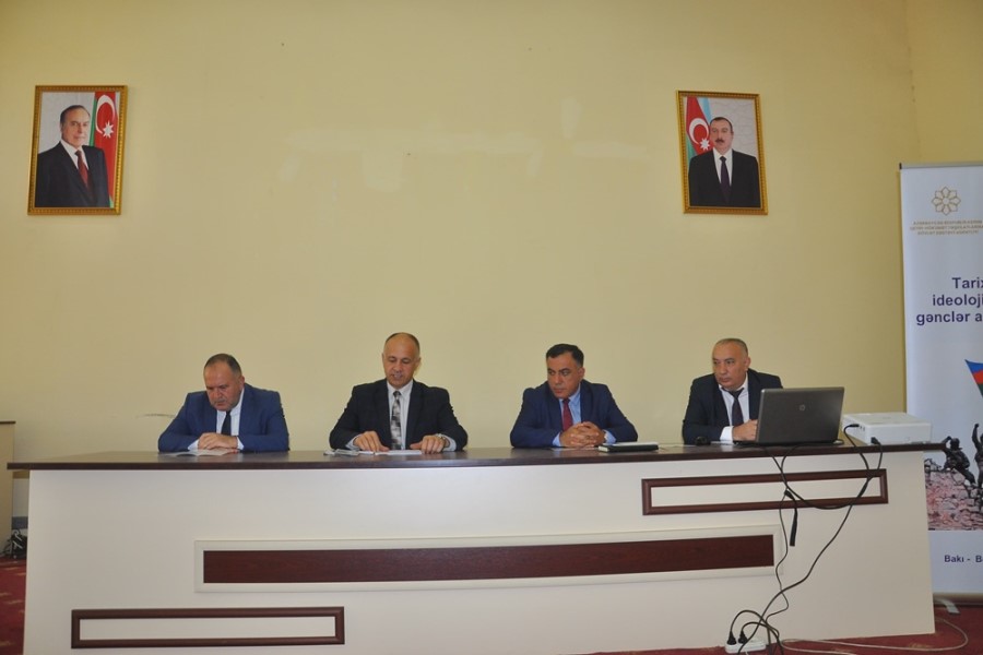Tərtər şəhərində “Tarixi Zəfərin ideoloji əsaslarının gənclər arasında təbliği” layihəsi çərçivəsində növbəti maarifləndirici görüş keçrildi - FOROLAR