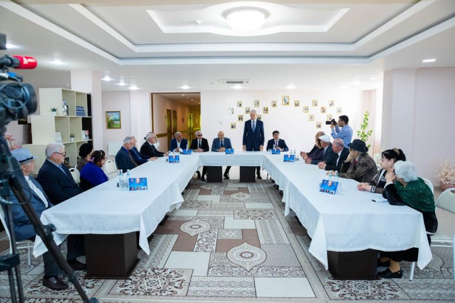 Ahıllar üçün sosial xidmət müəssisəsində Ulu Öndər Heydər Əliyevlə bağlı xatirə tədbiri keçirilib