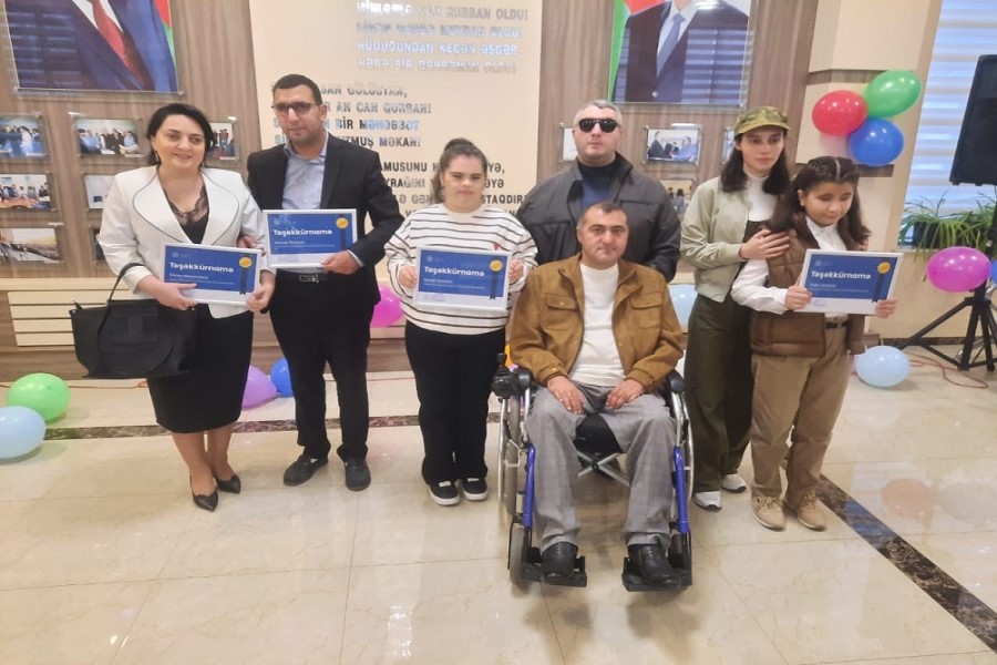 Zəfər günü münasibəti ilə Reabilitasiya Mərkəzində tədbir keçirilib - FOTOLAR