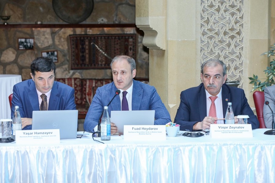 Azərbaycanda yaşıl iqtisadiyyat və ədalətli keçid müzakirə olunub - FOTOLAR
