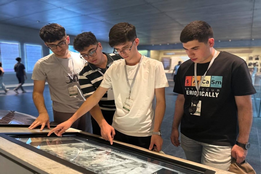 Yay düşərgəsinin iştirakçıları Quba Soyqırımı Memorial Kompleksində olublar - FOTOLAR