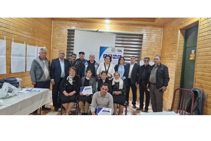 Əlilliyi olan Şəxslərin İş Qabiliyyətlərinin İnkişaf Etməsi Üçün Təlimlər - FOTOLAR
