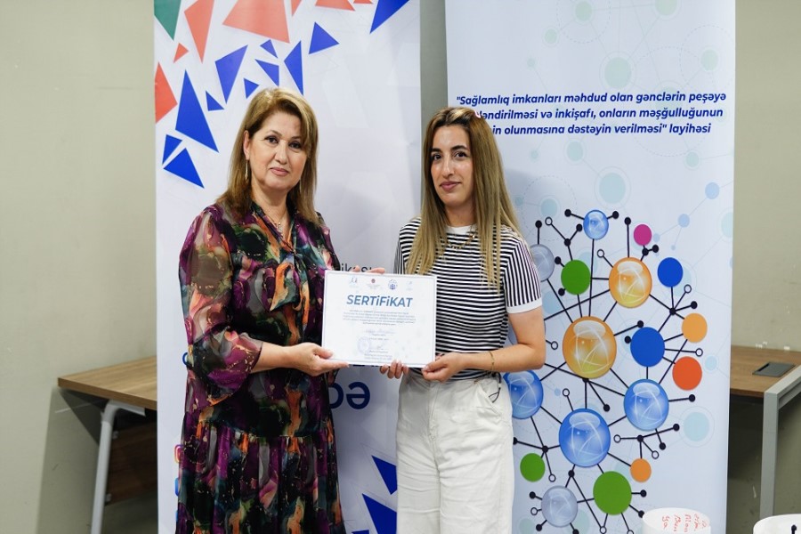 Sağlamlıq imkanları məhdud gənclərin iştirakı ilə 4 təlim keçirilib
