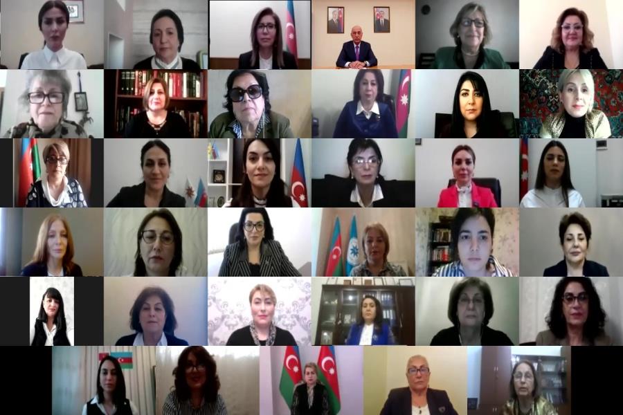 “Siyasi dialoqda qadınların rolu” mövzusunda görüş keçirilib