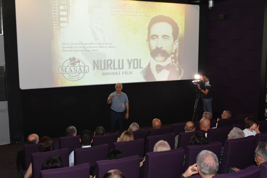 “Nurlu yol” sənədli filminin təqdimatı keçirilib - FOTO