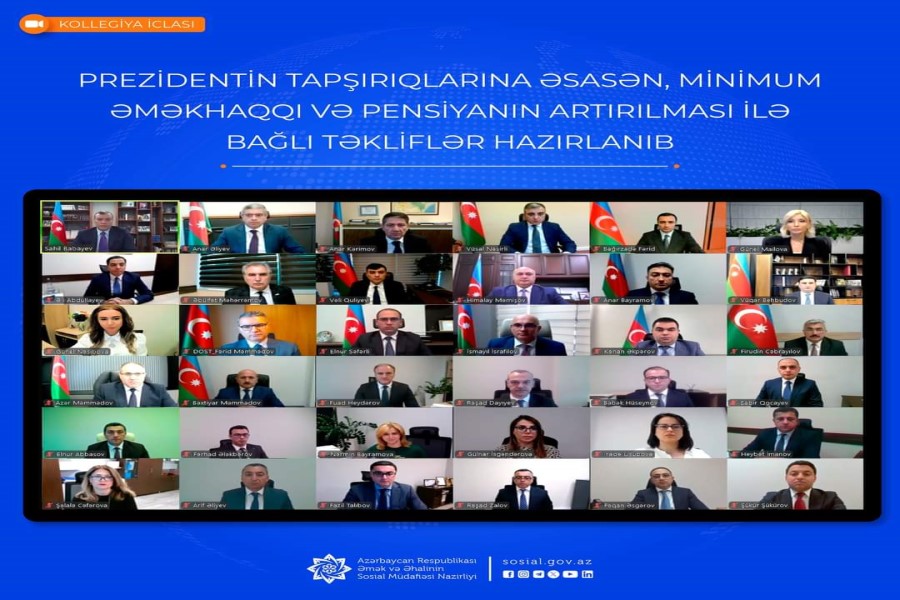 Prezidentin tapşırıqlarına əsasən, minimum əməkhaqqı və pensiyanın artırılması ilə bağlı təkliflər hazırlanıb