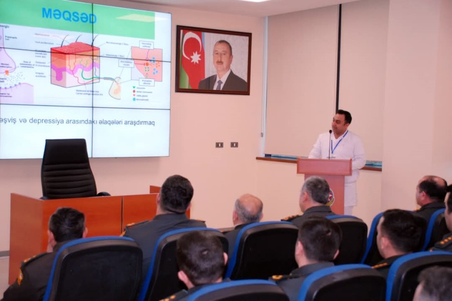 Müdafiə Nazirliyinin Mərkəzi Hərbi Poliklinikasında simpozium keçirilib