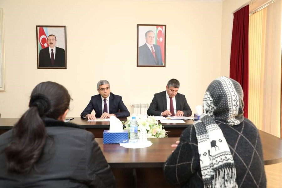Nazir müavini Anar Əliyev Daşkəsən rayonunda vətəndaşları qəbul edib