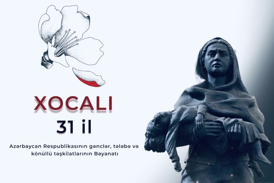 Gənclər, tələbə və könüllü təşkilatları Xocalı soyqırımı ilə bağlı beynəlxalq təşkilatlara müraciət ünvanlayıblar