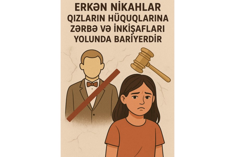 Erkən nikahlar qızların hüquqlarına zərbə və inkişafları yolunda baryerdir - FOTO