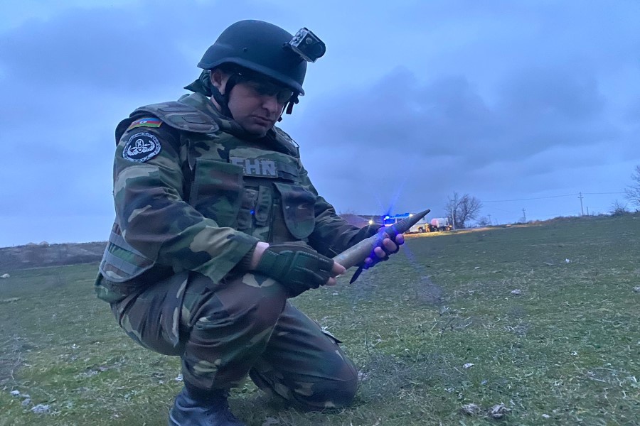 Siyəzən rayonu, Böyük Həmyə kəndi ərazisində sursat aşkar edilib