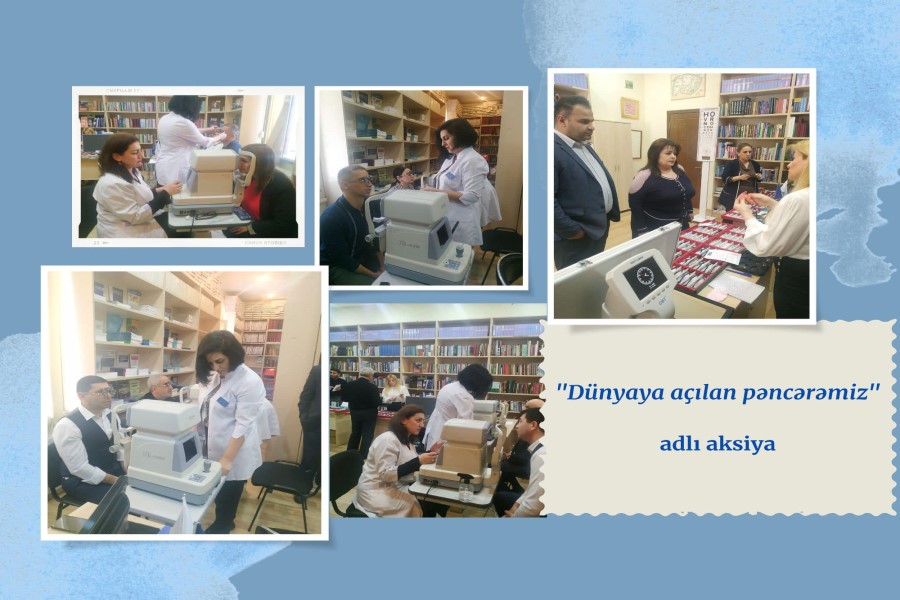 “Dünyaya açılan pəncərəmiz" adlı aksiya keçirilib - Foto