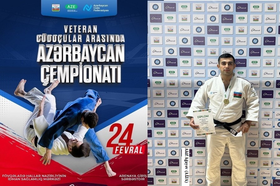 Masallılı cüdoçu veteranlar arasında ölkə çempionudur