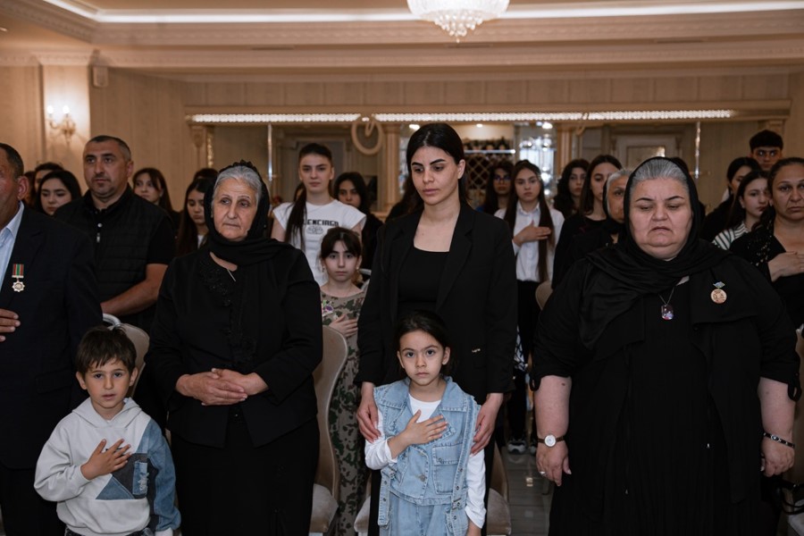 Sumqayıtda şəhid Elgün Abbaslının doğum gününə həsr olunmuş anım tədbiri keçirildi - FOTOLAR