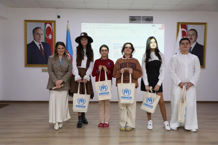 BMT-nin nümayəndələri Evrika liseyinin şagirdləri ilə görüşüb - FOTOLAR
