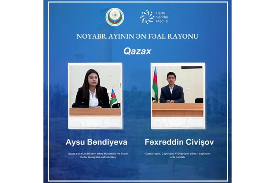 Noyabr ayının ən fəal rayonu – Qazax!