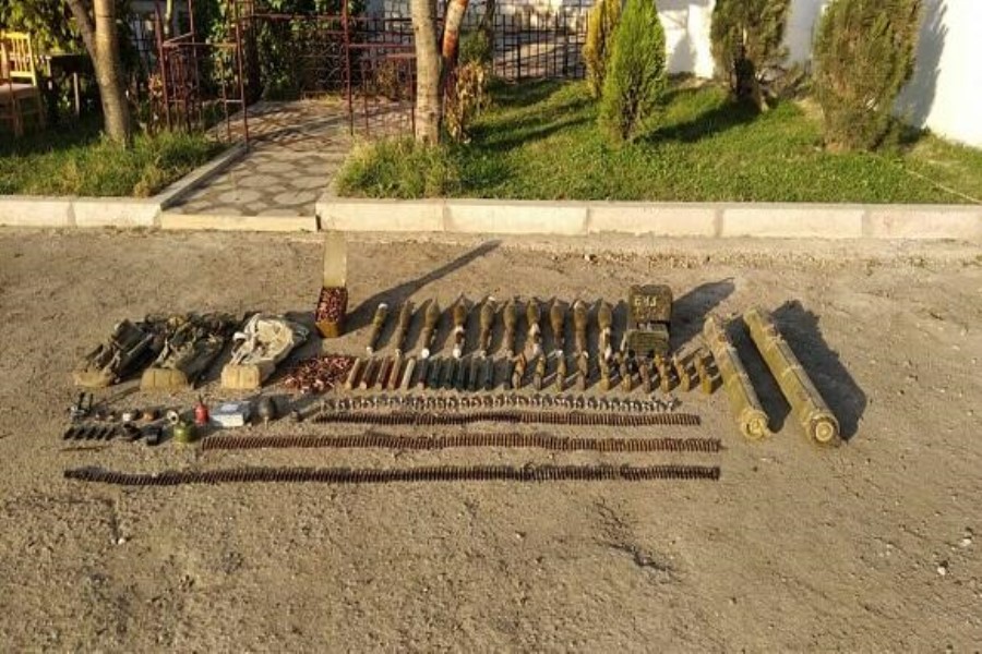 Xankəndidə 4 avtomat, 3 qumbara aşkarlandı