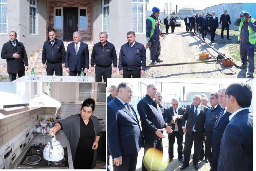 Kəndlərin qazlaşdırılması davam etdirilir - Masallıda