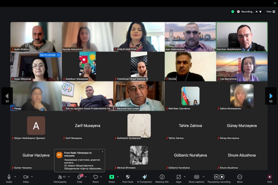 WUF13 çərçivəsində “Təhlükəsiz və Dayanıqlı Şəhərsalma” mövzusunda beynəlxalq Zoom konfransı keçirilib
