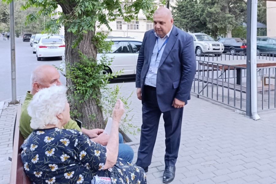 QHT sədri seçicilərlə görüşlərini uğurla davam etdirir - FOTOLAR