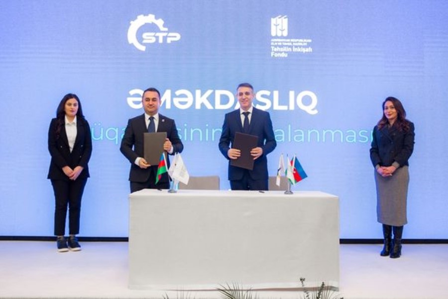 Təhsilin İnkişafı Fondu və STP Şirkətlər Qrupu arasında memorandum imzalanıb