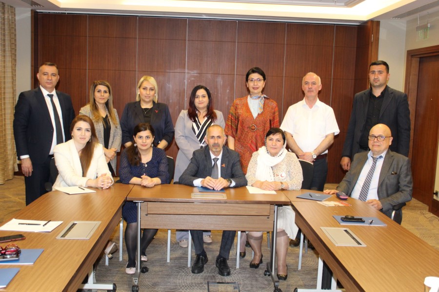 Vərəm əleyhinə QHT Koalisiyasının bu ilin birinci rübünün yekunlarına həsr olunan iclası keçirilib - FOTOLAR