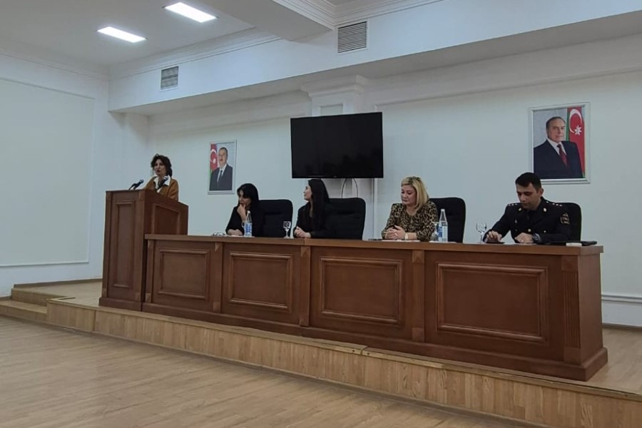 “Gender əsaslı zorakılığa qarşı 16 günlük fəallıq” kampaniyası çərçivəsində tədbir keçirilib - FOTOLAR