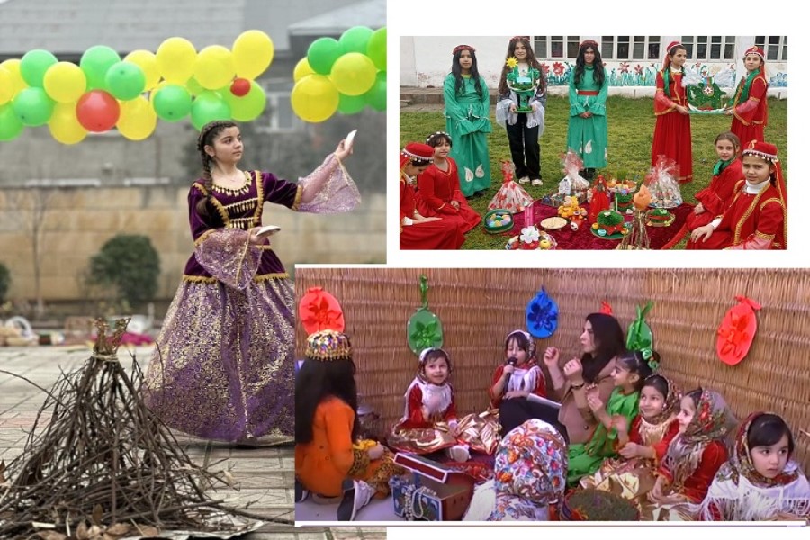 Masallının ümumtəhsil müəssisələrində Novruz tədbirləri
