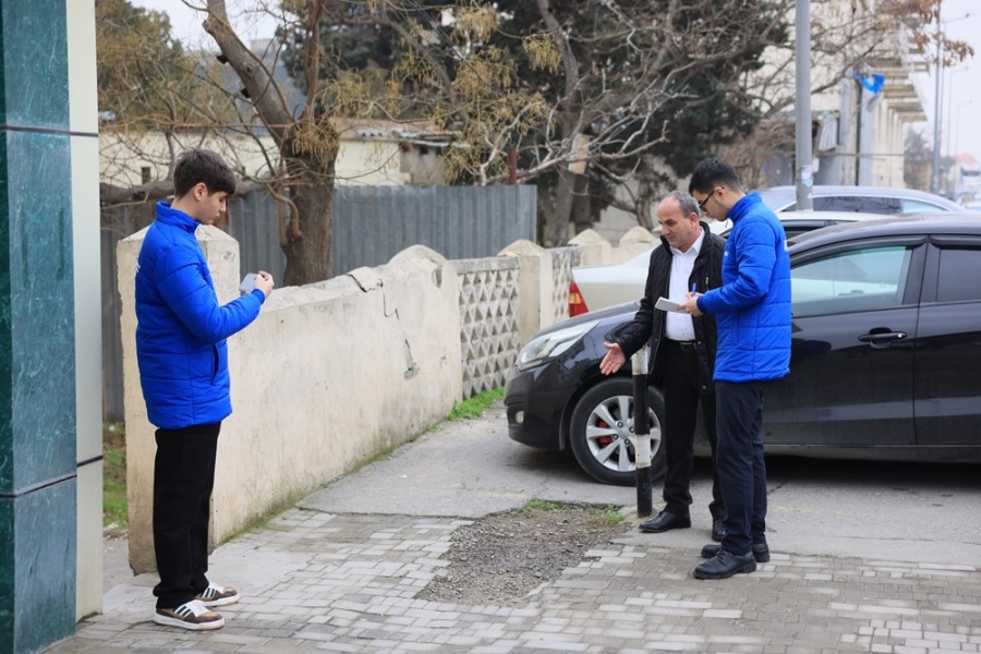 Asfalt və yaşıllıq problemlərinin həlli üçün monitorinqlər davam edir - FOTOLAR