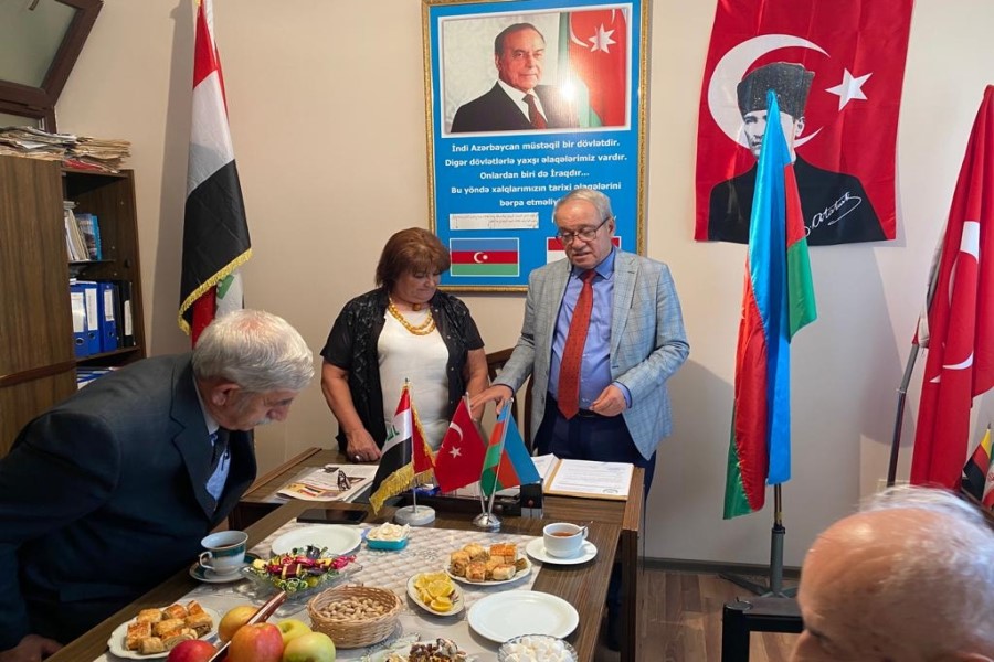 İctimai Birlik İraq QHT-si ilə əməkdaşlıq protokolu imlazayıb - FOTO