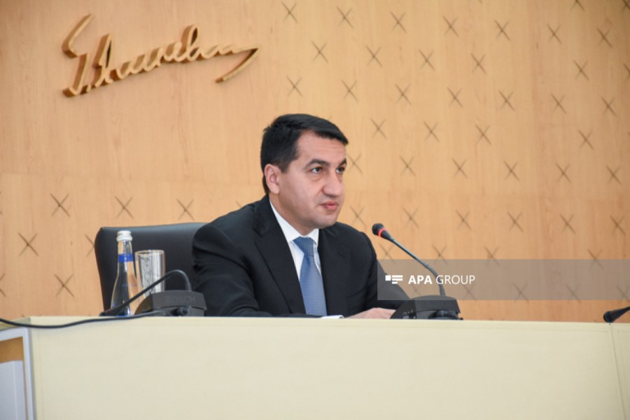 Hikmət Hacıyev: Avropa institutları Azərbaycan əraziləri işğalda olarkən heç vaxt ədalətli davranmayıb