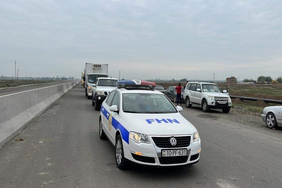 Qarabağ bölgəsində yaşayan erməni sakinlərinə humanitar ərzaq yardımı göndərilib