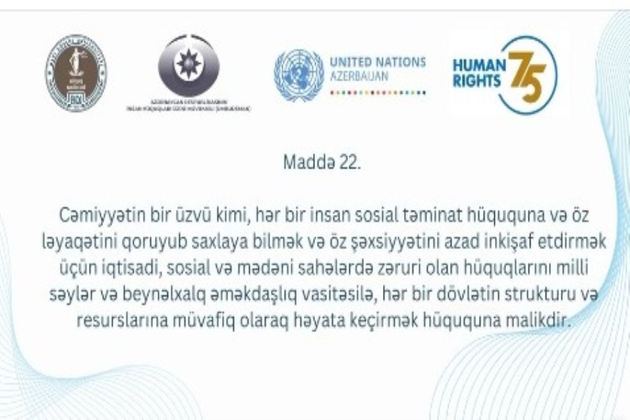 Hər bir insan öz ləyaqətini qoruyub saxlaya bilmək hüququna malikdir - VİDEO