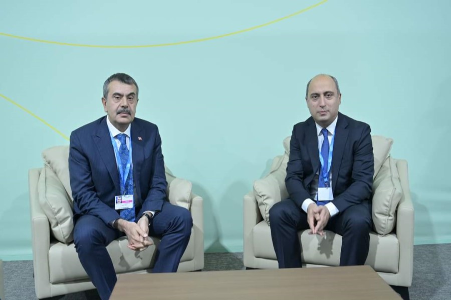 Emin Əmrullayev Türkiyənin təhsil naziri ilə görüşüb