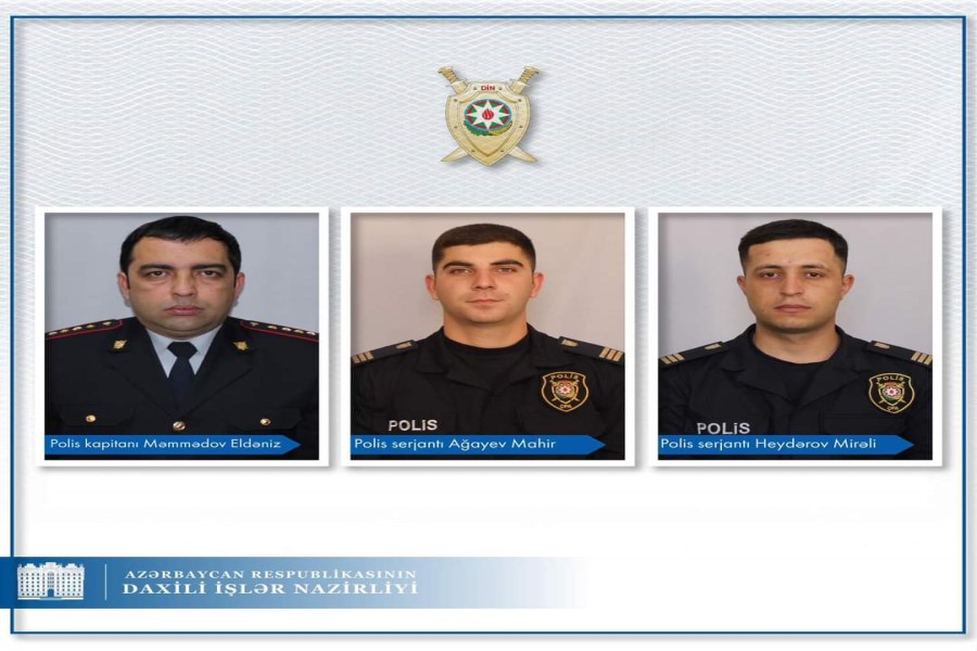 3 polis əməkdaşı qətlə yetirilib