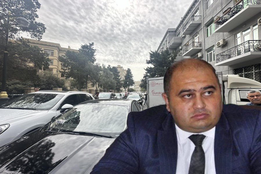 QHT sədri avtomobil qəzası keçirdi - FOTOLAR