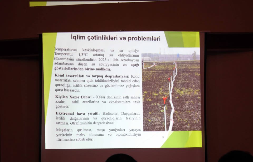 Daşkəsəndə “Neftçilər yeni dövrün yaşıl enerji mühəndisləri kimi” layihəsi çərçivəsində tədbir keçirilib