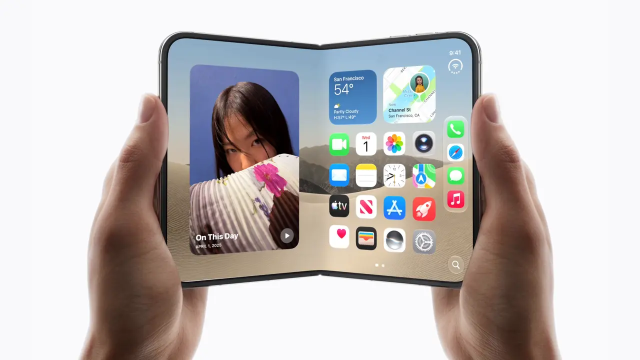 Apple yeni qatlanan iPhone modelində ekranaltı Face ID-ni sınaqdan keçirir